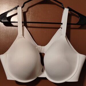 Vanity Fair Bra Women 44C WHITE Underwire BACK AND SIDE SMOOTHING FULL COV 76326